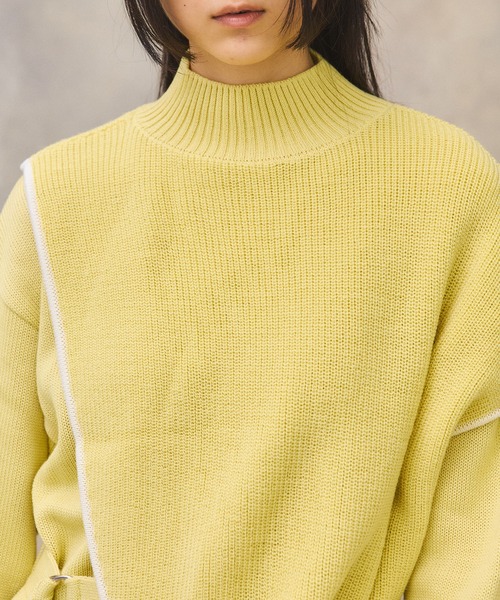 「PUBLIC TOKYO」 長袖ニット FREE アイボリー レディース_画像6