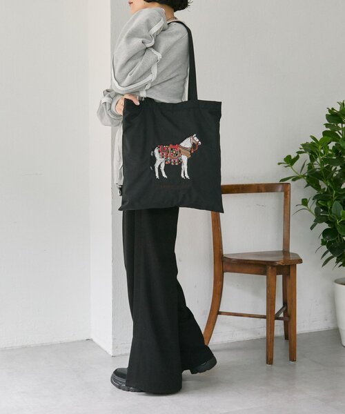 ear PAPILLONNER（イア パピヨネ） トートバッグ sampo×earホースサブ