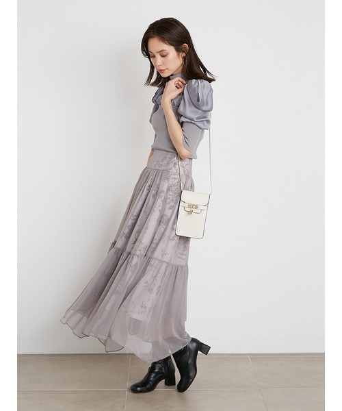 「SNIDEL」 7分袖ニット ONE SIZE ブラック レディース_画像7