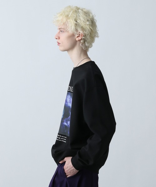 HARE（ハレ） トレーナー スウェット フラワーフォトプリント