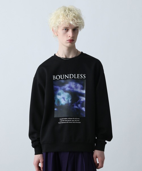 HARE（ハレ） トレーナー スウェット フラワーフォトプリント