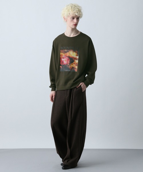 HARE（ハレ） トレーナー スウェット フラワーフォトプリント