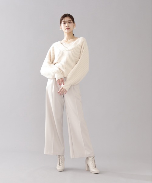 「JILL by JILL STUART」 長袖ニット FREE ピンク レディース_画像4