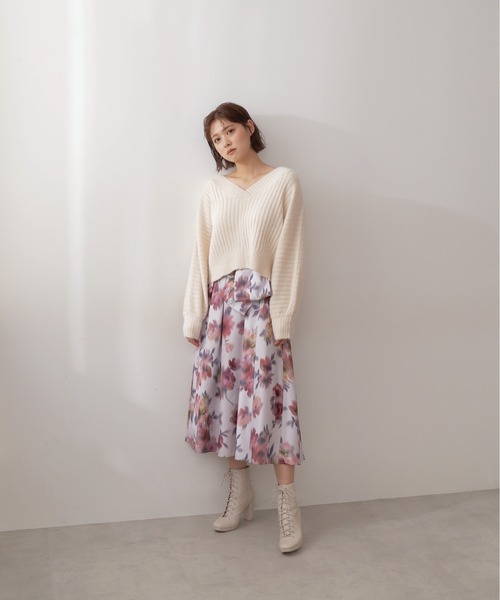 「JILL by JILL STUART」 長袖ニット FREE ピンク レディース_画像9