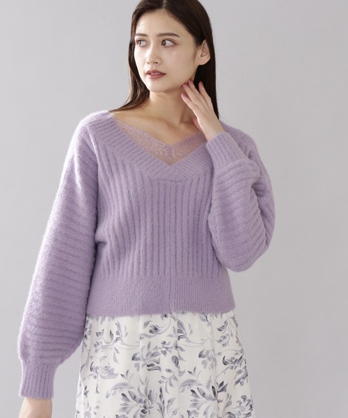 「JILL by JILL STUART」 長袖ニット FREE ピンク レディース_画像10