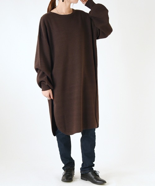 「and it_」 長袖ニット M ブラウン レディース_画像8