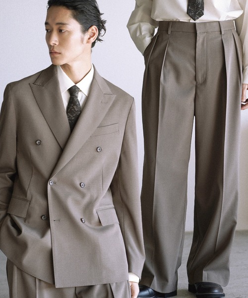 WYM LIDNM セレモニースーツ セットアップ HIGH TWIST PE DOUBLE SUIT