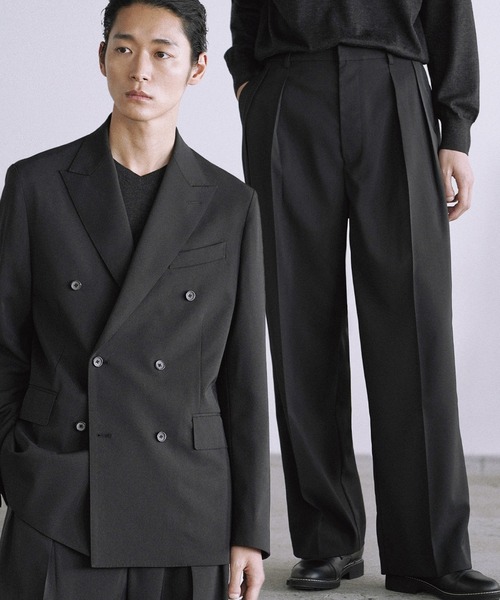 WYM LIDNM セレモニースーツ セットアップ HIGH TWIST PE DOUBLE SUIT