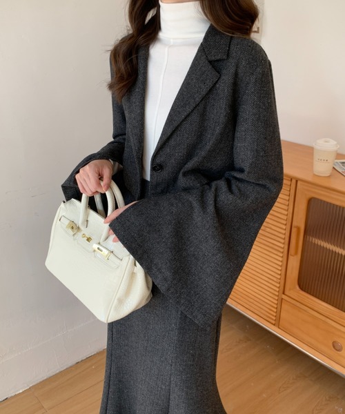 「ABITOKYO」 セットアップ M ブラウン レディース_画像4