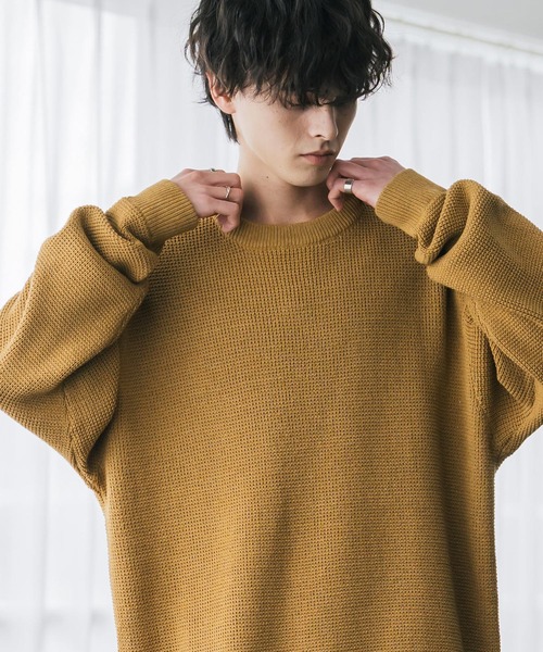 「Rocky Monroe」 長袖ニット M ブラウン メンズ_画像6