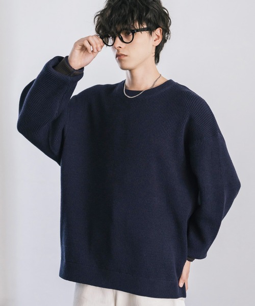 「Rocky Monroe」 長袖ニット M ブラウン メンズ_画像7