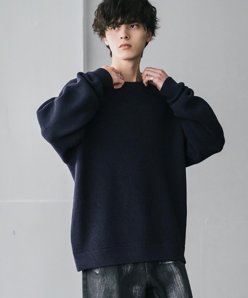 「Rocky Monroe」 長袖ニット M ブラウン メンズ_画像9