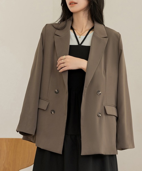 DAY CLOSET ジャケット テーラードジャケット 後ろ姿もキレイ魅せ