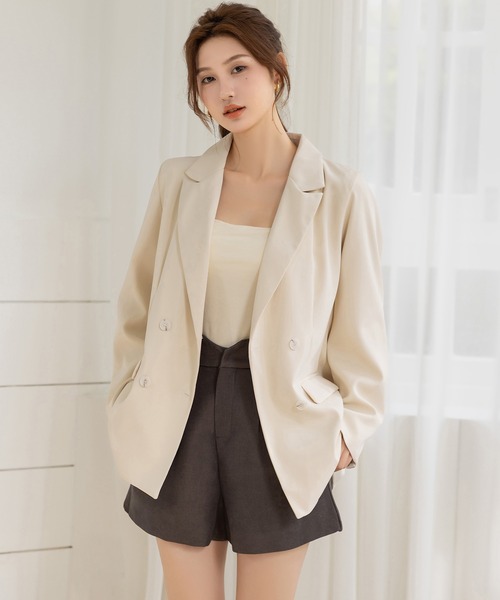DAY CLOSET ジャケット テーラードジャケット 後ろ姿もキレイ魅せ