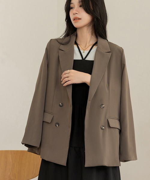 DAY CLOSET ジャケット テーラードジャケット 後ろ姿もキレイ魅せ