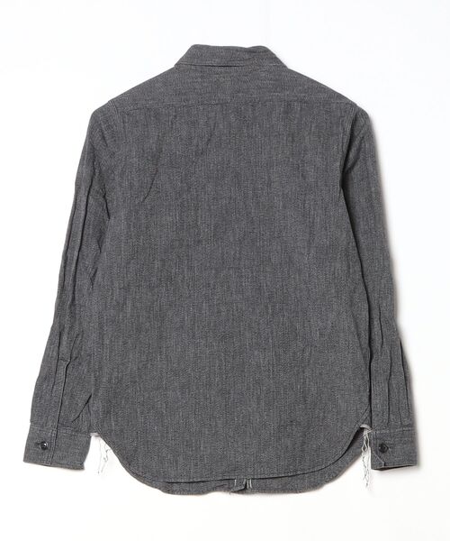 「orSlow」 長袖シャツ 1 ブラック レディースの画像2