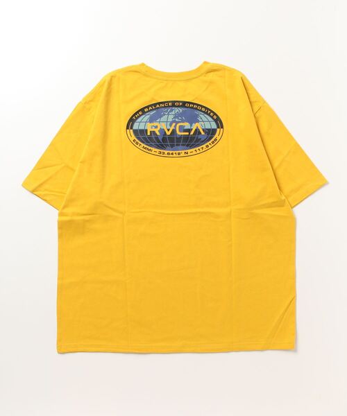 「RVCA」 半袖Tシャツ MEDIUM グレー系その他 メンズ_画像4
