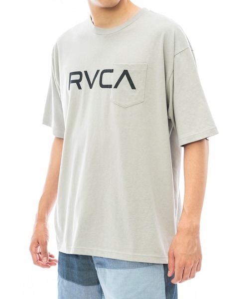「RVCA」 半袖Tシャツ MEDIUM グレー系その他 メンズ_画像5