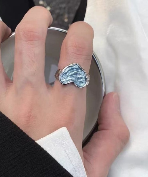 指輪 リング 「456782」シルバーブルーリング3個セット(RZ) レディース