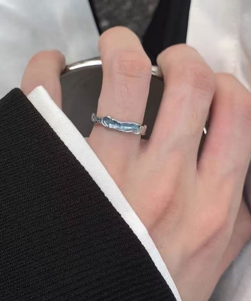 指輪 リング 「456782」シルバーブルーリング3個セット(RZ) レディース