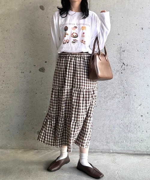 tシャツ スイーツデザインロンT／長袖Tシャツ レディース : ZOZOTOWN