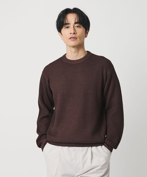 BEAUTY＆YOUTH UNITED ARROWS セーター ニット フェード アゼ クルー