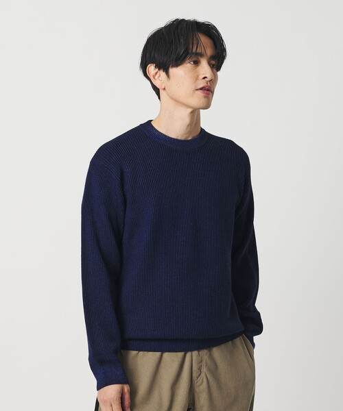 BEAUTY＆YOUTH UNITED ARROWS セーター ニット フェード アゼ クルー