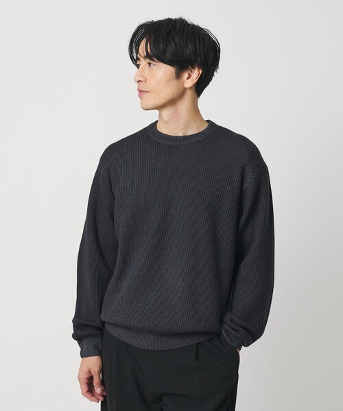 BEAUTY＆YOUTH UNITED ARROWS セーター ニット フェード アゼ クルー