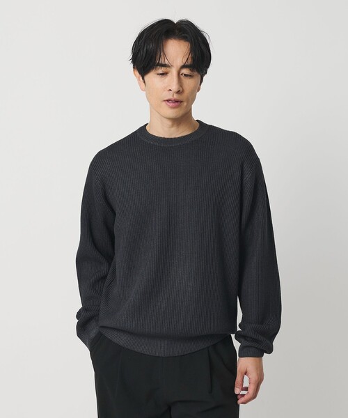 BEAUTY＆YOUTH UNITED ARROWS セーター ニット フェード アゼ クルー