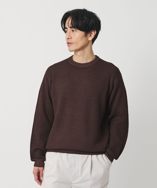 BEAUTY＆YOUTH UNITED ARROWS セーター ニット フェード アゼ クルー