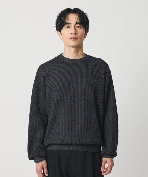 BEAUTY＆YOUTH UNITED ARROWS セーター ニット フェード アゼ クルー