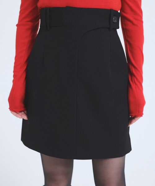 anuans（アニュアンス） ミニスカート SMALL ブラック レディース