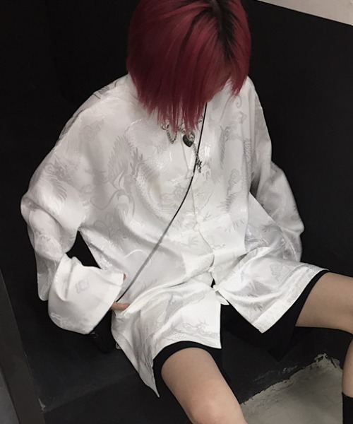 「CELENA BEATS」 長袖シャツ L ブラック メンズ_画像8
