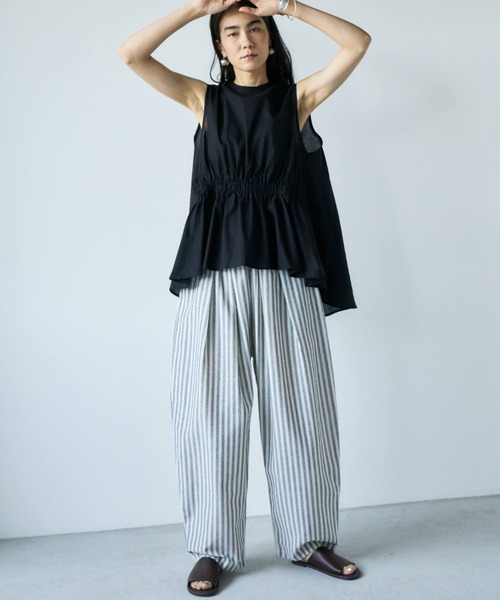 「Libra Cue」 イージーパンツ FREE グレー レディース_画像8