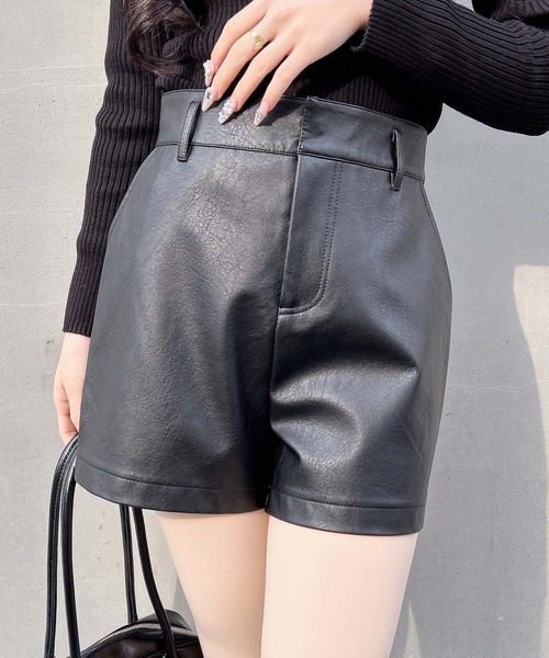 14th addiction ショートパンツ レザーガンホルダー レディース 14thaddictionレザーガンホショートパンツ ifsix wasnine Yahoo