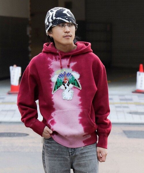 G-dragon 正規　フーディ　タイダイブルー　大阪限定　希少　パーカー TOKYO CULTUART by BEAMS パーカー Kads MIIDA（三井田一成） × 野坂稔
