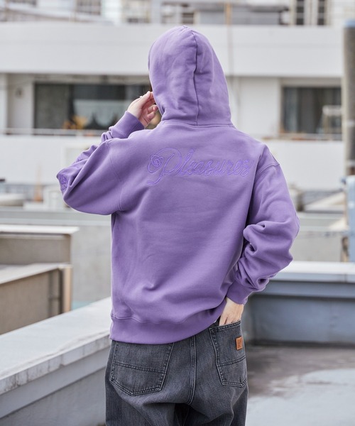 PLEASURES（プレジャーズ） パーカー SCRAWL HOODIE ヘビーウェイト