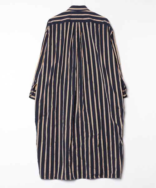 「TICCA」 シャツワンピース FREE ネイビー レディース_画像2