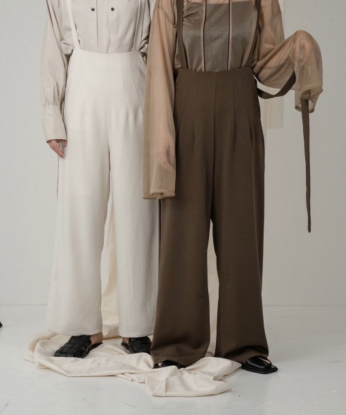 「lawgy」 パンツ FREE ブラウン レディース_画像3