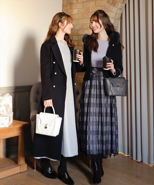 「SWINGLE」 長袖ワンピース MEDIUM グリーン レディース_画像7