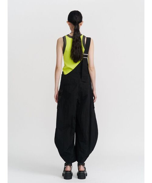 UN3D.（アンスリード） タンクトップ ノースリーブ SHEER DOCKING KNIT