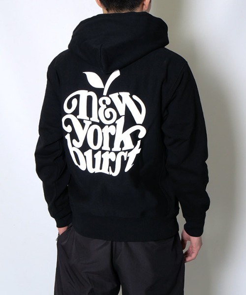 NEW YORK BURST（ニューヨークバースト） パーカー APPLE ZIP HOODIE