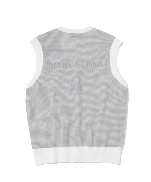 MARK&LONA（マークアンドロナ） ベスト ジレ Gauge Camouflage Knit