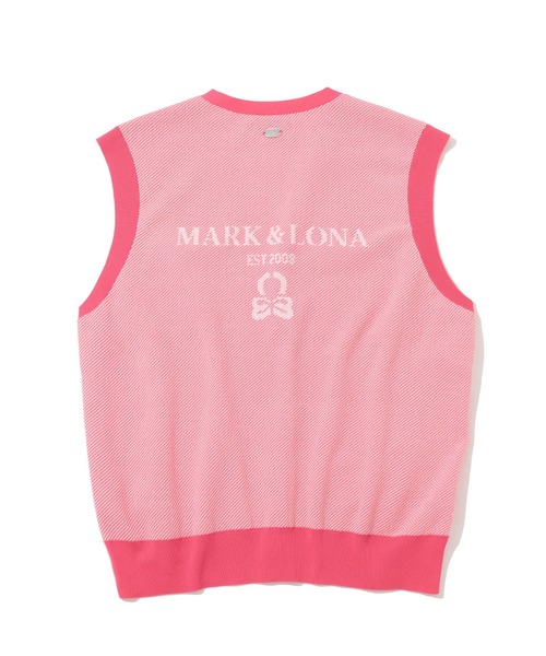 MARK&LONA（マークアンドロナ） ベスト ジレ Gauge Camouflage Knit