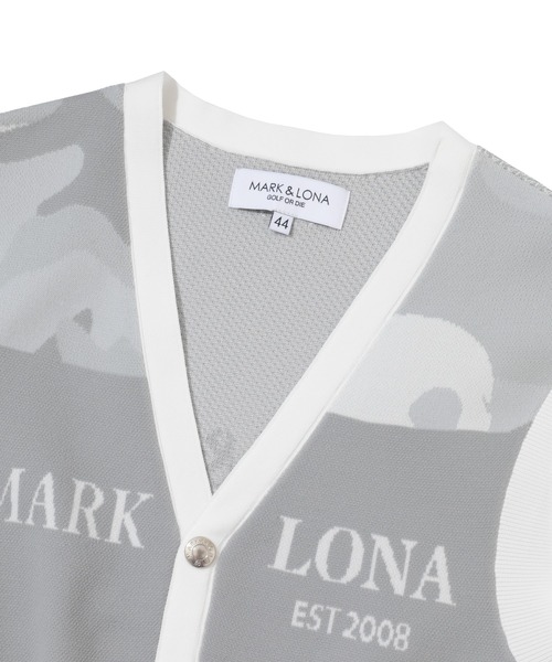 MARK&LONA（マークアンドロナ） ベスト ジレ Gauge Camouflage Knit