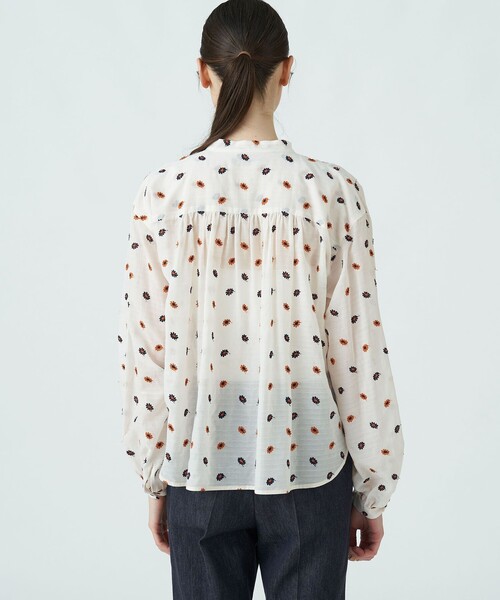 「TOMORROWLAND collection」 長袖ブラウス 36 ライトベージュ レディース_画像5