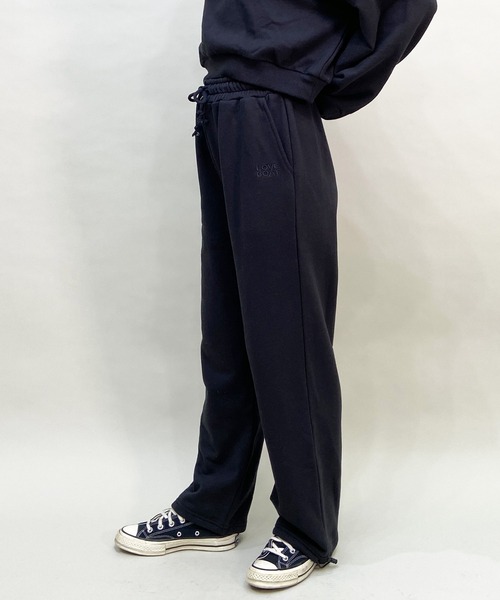 「LOVE BOAT」 スウェットパンツ L ブラック レディース_画像6
