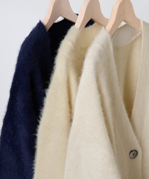 「COLLAGE GALLARDAGALANTE」 ニットカーディガン FREE オフホワイト レディースの画像2