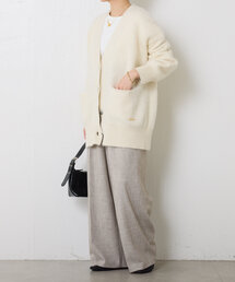 「COLLAGE GALLARDAGALANTE」 ニットカーディガン FREE オフホワイト レディースの画像7