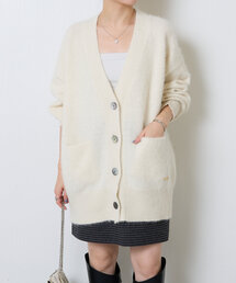 「COLLAGE GALLARDAGALANTE」 ニットカーディガン FREE オフホワイト レディースの画像9